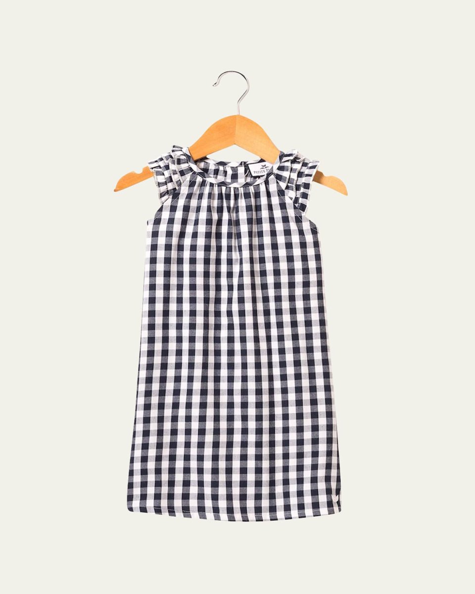 Amelie Gingham Nightgown, Size 6M-